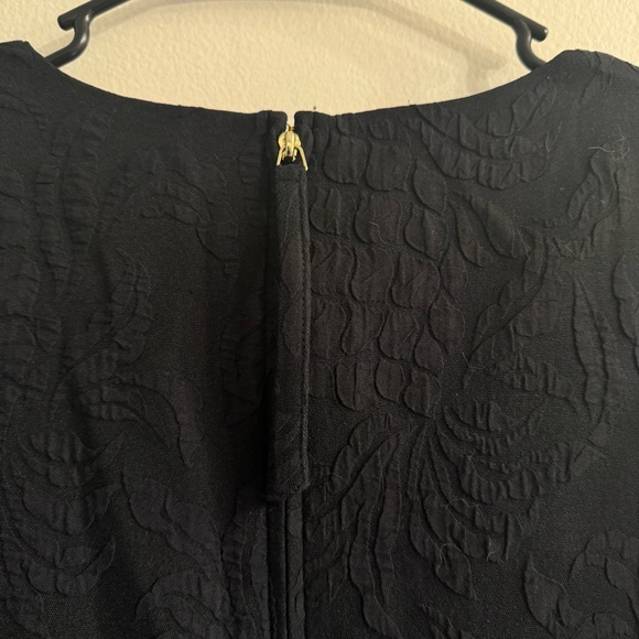 Lilly Pulitzer Kolton 3/4 Sleeve Stretch Onyx Pineapple Pucker Dress NWT - Picture 8 of 11